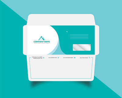 Vector and corporate envelope design. brand identity creative envelope design envelope template modern envelope