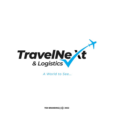 TravelNext & Logistics branding design graphic design illustration logistics logo travel