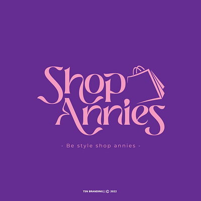 Shop Annies beach branding fashion graphic design logo shop wears