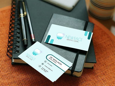 NEWFACE VISITING CARD MOCKUP card design graphic design logo logo design mockup visiting card