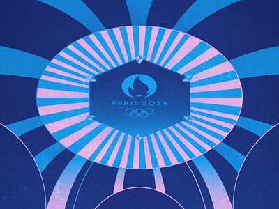 Paris 2024 Olympics Art: Day 1 art design digital fencing games graphic illustration olympics paris paris2024 sport