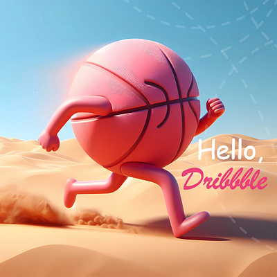 Hello Dribbble! app branding design graphic design illustration logo typography ui ux vector