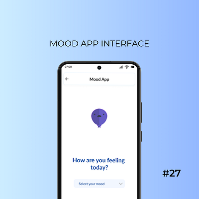 Daily UI Day-27/100:Mood App Interface dailyui day 27 design designchallenge designing ui uiuxdesign ux