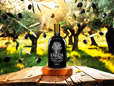 Karela Olive Oil Logo + Brand Guideline brand guideline branding graphic design illustration logo logo design ui