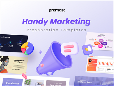 Handy Marketing Templates. branding business graphic design logo marketing ui