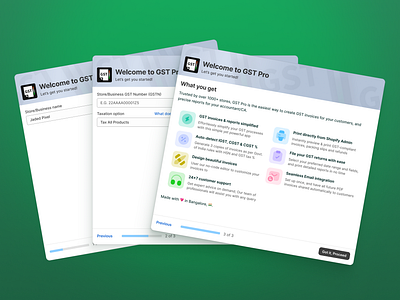 GST Compliance App for Shopify Merchants b2b design ecommerce productdesign saas shopify uiux uiuxdesignm