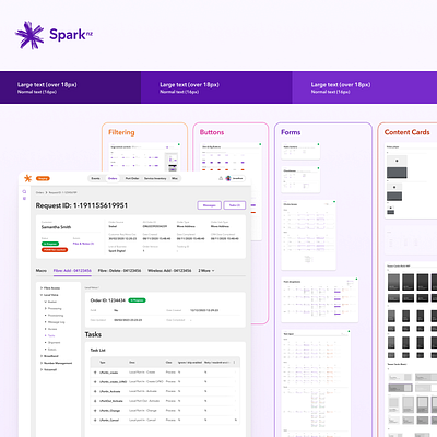 SaaS platform Design System support clean design design design system figma ui webdesign