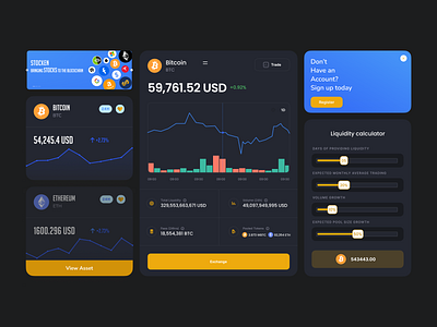 Coins Stock Dashboard Templets Website crypto design dashboard figma design stock deisgn templates ui ui dashboard ui ux design web design