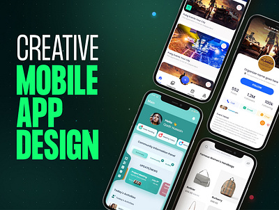 Mobile App Design Mockup app app design application ui ui design
