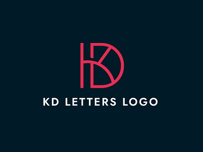 Letter KD logo Design 3d animation branding clothing logo graphic design graphic designer kd letter logo kd letters kd logo letter kd logo letter logo logo logo design logo designer logo work minimal logo motion graphics ui