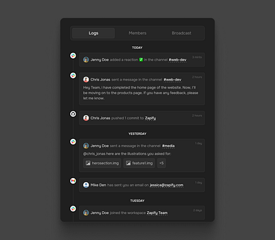 Activity Feed animation dashboard design figma freelance mobile app design product design prototype saas ui uiux uiux design user experience user interface ux uxui web app web design website website design