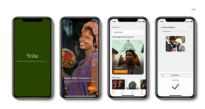 Tribe A Learning Mobile App design productdesign productdesigner ui uiux uiuxdesign uiuxdesigner ux