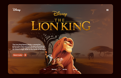 Disney redisign aestethic branding design designing graphic design illustration lion lionking logo ui ux vector