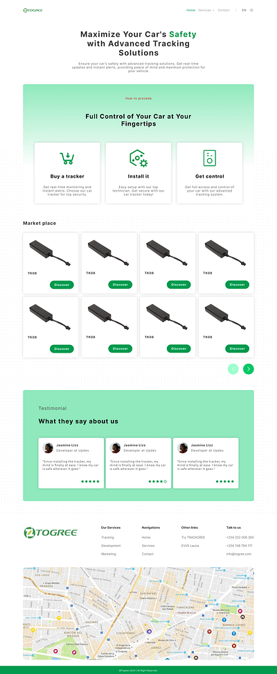 Tracking System Marketing graphic design ui