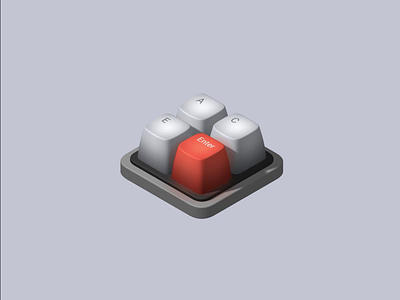 Ace Keyboard ⌨️ 2d animation 3d 3d animation ace after effect animation keyboard motion design motion graphics spline