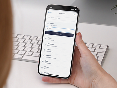Travel Companion Mobile App - Activity Type Search 🔍 activity activity type app app design destination flight flight app ios mobile mobile app product design search search flight travel travel app travelling ui ui design uiux ux