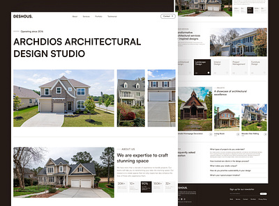 Architectural Design Studio Website architecture architecture agency architecture company architecture website interior agency landing page modern architecture responsive design ui ui design user experience user interface visual design