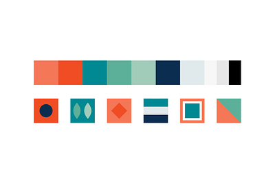 Impact Alchemy color palette brand guidelines branding color pallets shapes