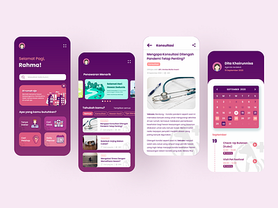 Vetcare - Veterinary Telemedicine Mobile App animal animal app app design colorful cute doctor doctor app health health app home login mobile app mobile design pink purple ui ui design ux ux design veterinary