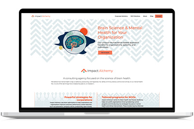 Impact Alchemy website digital design responsive web design website