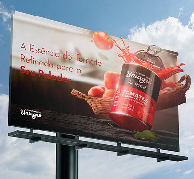 Keyvisual - UniAgro campaign campanha design publicitario graphic design key visual manipulação de imagem marketing photomanipulation poster product produto publicidade tomate