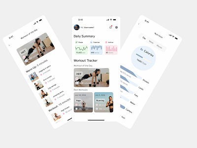 Daily UI-041-Workout Tracker daily ui challenge dailyui ui design workout tracker