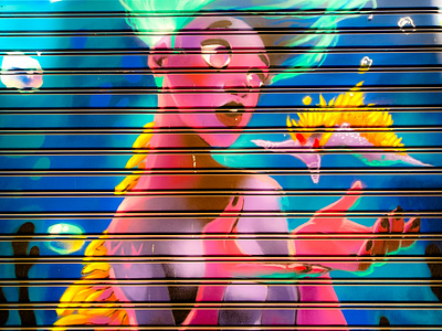 Ωραία - Beauty athens design illustration photoshop street art wall design αθήνα σχέδιο τοιχογραφία φωτογραφία