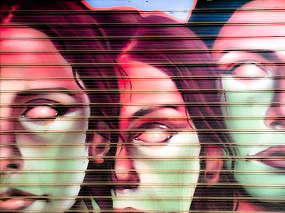 Οι τρείς χάριτες - The three goddesses of charm athens design illustration photoshop street art wall design αθήνα σχέδιο τοιχογραφία φωτογραφία
