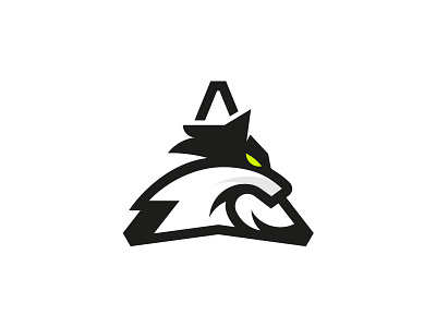 Wolf logo security wolf