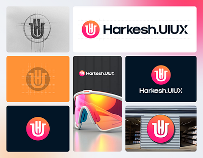 Logo and Branding for UIUX 3d brandguideline branding dribble explore graphic design logo logodesign logoinspiration mockup styleguide ui
