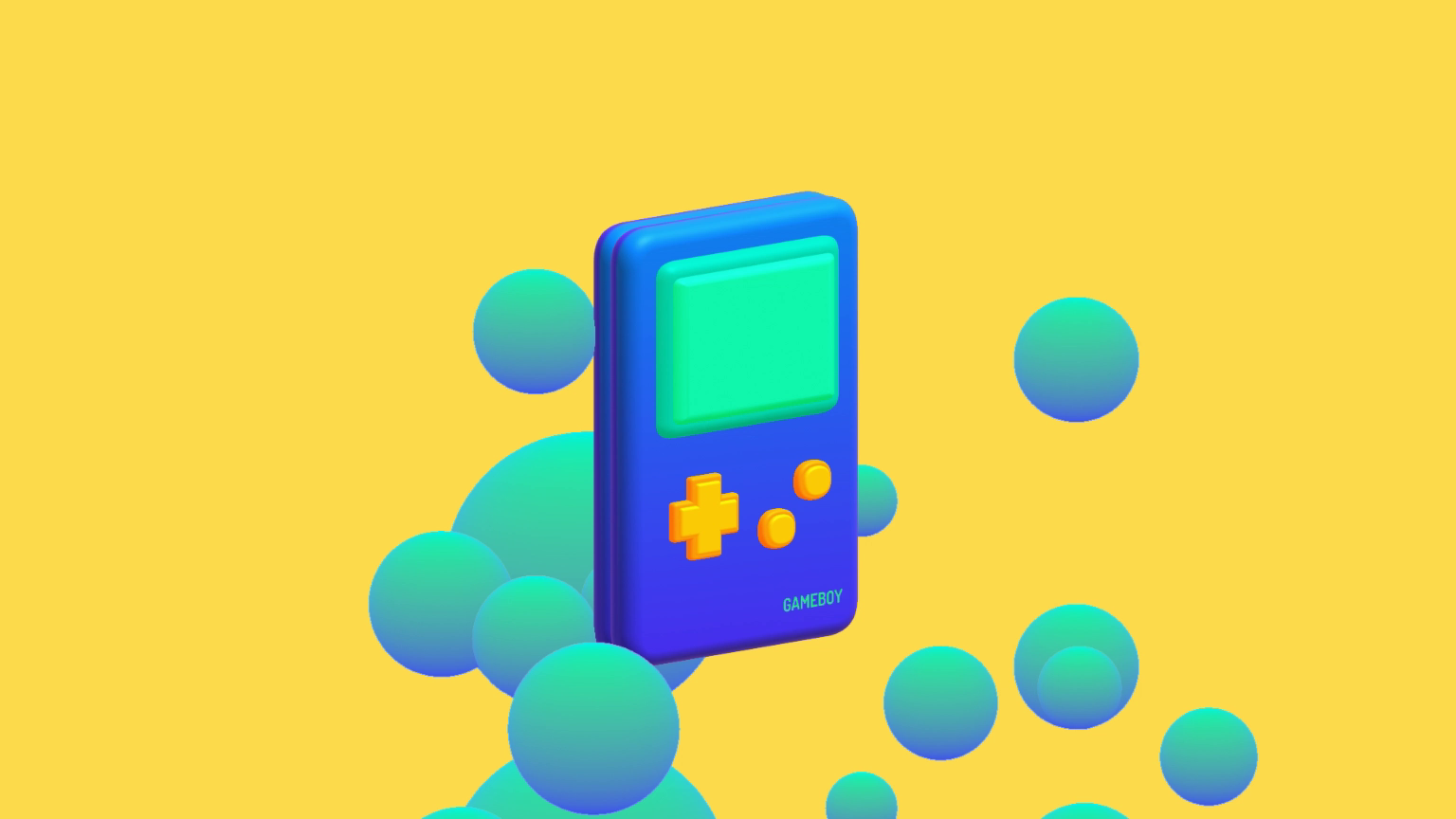 3D Gameboy Console Animation by Aditya Designs on Dribbble