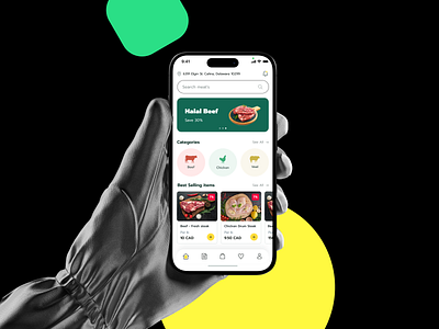 Halalfresh App Design Online Meat Shop android app design app design system app home screen app mockup app ui design clean app mockup clean ecommerce app clean ui ecommerce app figma app design figma software halal meat shop halal meat store illustration ios app meat shop design muslim meat shop online meat shop product design ui designer