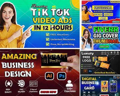 Fiverr GiG Image and Thumbnail , cover adobe photoshop fiverr gig cover fiverr gig image fiverr gig thumbnail fiverr gig video fiverr thumbnail graphic designer image design thumbnail design