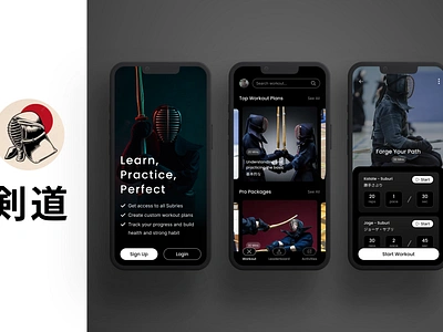 Kendo Learning App UI app appui graphic design product design ui uiux ux