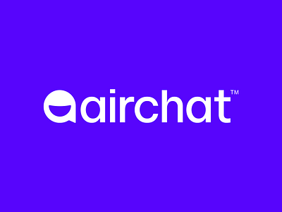 Airchat™ brand identity branding creative custom logo design elegant graphic design icon identity inspiration logo logo design logomark logotype minimal modern typography unique vector visual identity