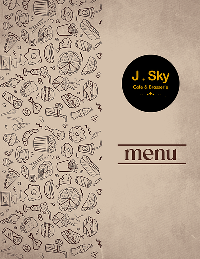 Cafe Menu Design design graphic design illustration menu photoshop