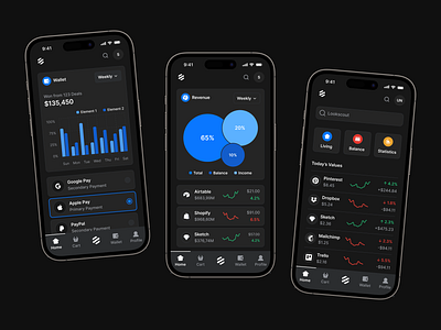 Mobile Transactions - Lookscout Design System application dark design design system figma lookscout mobile mobile app responsive ui