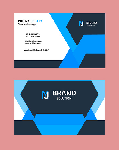 Visiting card Ideas branding graphic design logo ui visiting card