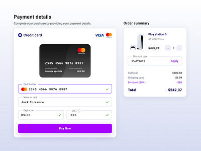 Credit Card Checkout credit card daily ui figma form