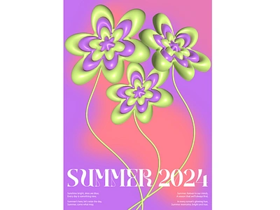 Poster design 9 3d art branding design flowers flowers 3d graphic design identity illustration illustration poster modern poster poster design poster design 2024 poster design 3d product design typography typography poster vector