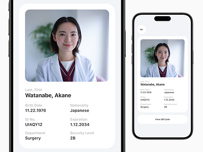 ID Badge App 7.28.24 app badge id mobile ui ux