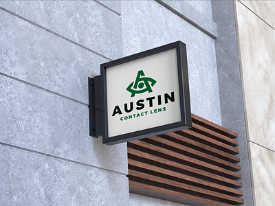 Austin Contact Lens Logo Design contactlenslogo eyeglasslogo eyelogo iconlogo logo logodesigner logodesigns modernlogo opticlogo simplelogo