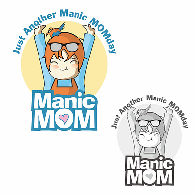 Maniac Mom Logo, just another maniac Momday manic episode