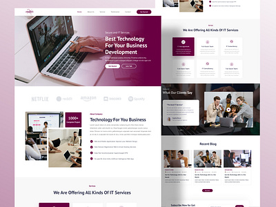 Technology Website agency website designinspiration figma information technology it website tech website technology ui ui ux daily uiux web agency web mockup web ui webdesign website website design website template website ui ux wireframe