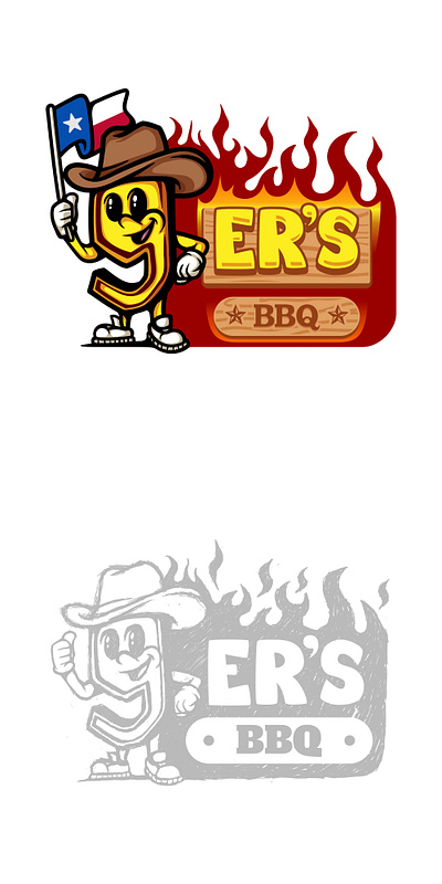 Design project - 9er's BBQ animation branding business cartoon design graphic design illustration isolated logo motion graphics ui vector white