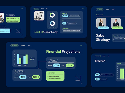 Ecotech Pitch Deck app branding figma google slides graphic design keynote pitch deck powerpoint presentation startup technology ui web