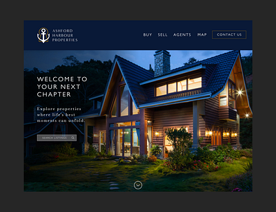 Luxury Real Estate Website branding high end luxury real estate realestate ui user interface web design