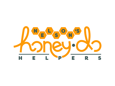 Honey-Do Helpers Logo branding design graphic design identity illustration logo typography vector