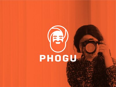Phogu Logo Design cameralogo figurelogo gurulogo hindilogo iconlogo lenslogo logo modernlogo photographylogo simplelogo