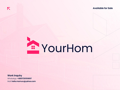 letter Y and Home real estate, house, construction logo best logo branding business logo construction designishkul home home logo house letter mark letter y logo logo design logo designer logo icon modern logo mortgage nokshakar professional logo property real estate